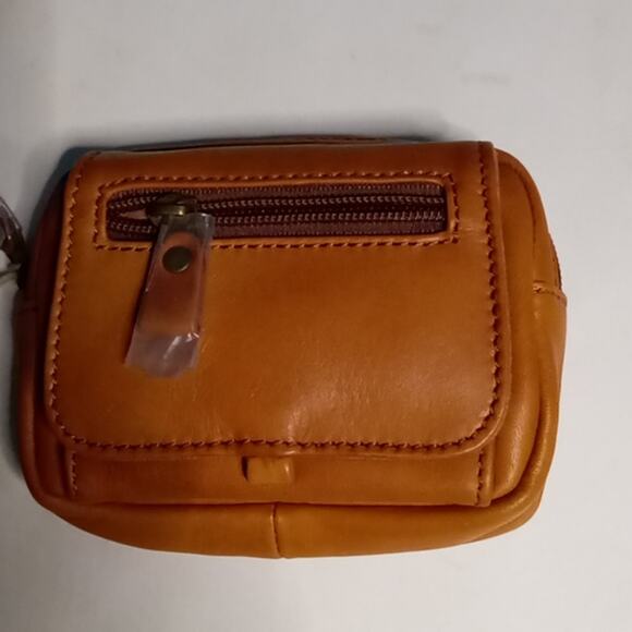 Cowhide Leather Wallet Clutch Accessory Slow Fashion Classic Quiet Luxury Boho - Picture 2 of 11